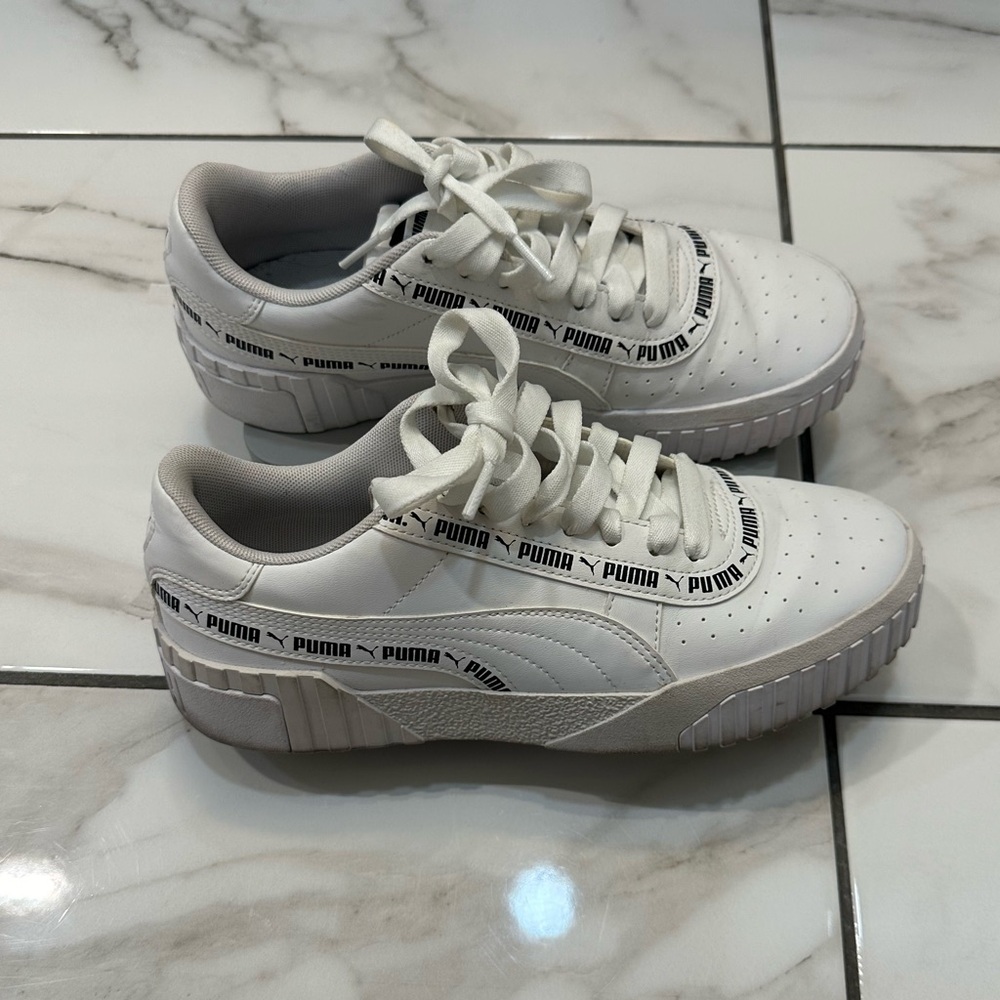 White Puma sneakers